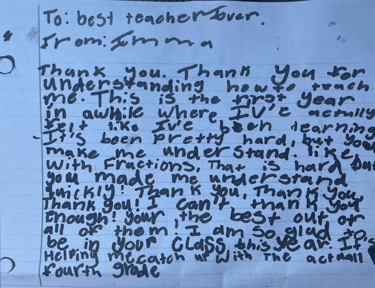 How a first-year teacher makes math fun
