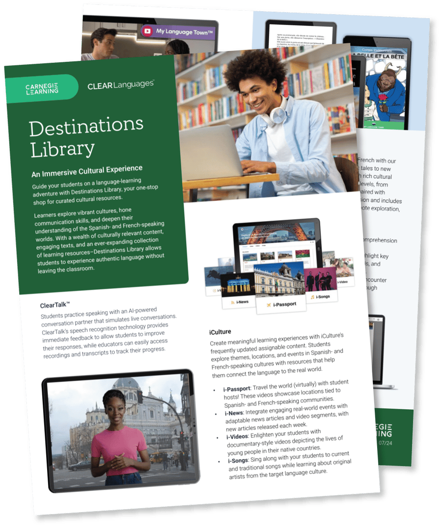Carnegie Learning Destinations Library PDF Preview