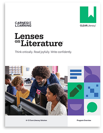Image of Lenses on Literature program overview brochure