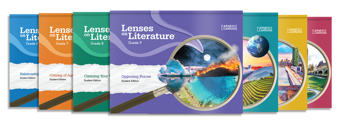 Complete student book array for Lenses on Literature